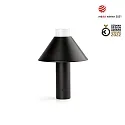 Faro table lamp FUJI LED IP44, satined, black 