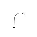 Lichtpaal CUCA 650 LED IP65, zwart 