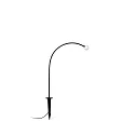 Armatuur met grondpen CUCA 650 LED IP65, zwart 