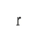 Lichtpaal BROT 200 LED IP44, zwart 