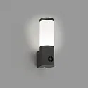 Faro Wandarmatuur voor buitenshuis ORWELL met camera LED IP54, donkergrijs 