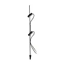 gorund spike luminaire CLAP 130 2 flames LED IP65, black 