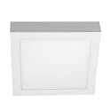 Opbouw armatuur hoekig, plat, geschikt voor beeldschermwerkstations IP54, gepoedercoat, wit dimbaar