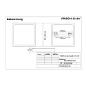 Downlight ADLQ2235A.1984 vierkant, schakelbaar IP20, wit 