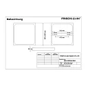 Frisch-Licht Downlight ADLQ2235A.3884 vierkant, schakelbaar IP20, wit 