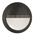 Wandarmatuur voor buitenshuis met rooster IP65, zwart 