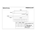 Frisch-Licht Rasterarmatuur ARL134500H.3483 UGR < 19, schakelbaar IP20, wit 