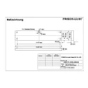 Frisch-Licht LED Surfaced /Pendant grid luminaire, 27W, 4000K, 4200lm, IP20, UGR < 19, DALI dimmable, white