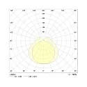 Armatuur voor vochtige ruimten AWL117050A.2884 kort, schakelbaar IP50, wit 