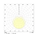 Frisch-Licht Armatuur voor vochtige ruimten AWL117150A.2884 kort, schakelbaar IP50, wit 