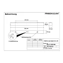 Frisch-Licht Armatuur voor vochtige ruimten AWL137050P.5084 medium, schakelbaar, prismatisch IP50, wit 