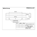 Frisch-Licht Armatuur voor vochtige ruimten AWL137150P.5083 medium, schakelbaar, prismatisch IP50, wit 