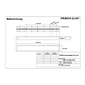 Frisch-Licht Armatuur voor vochtige ruimten AWL137454A.3784 slagvast, schakelbaar IP54, wit 