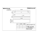 Frisch-Licht Armatuur voor vochtige ruimten AWL137850A.5884DA DALI aanstuurbaar, convex IP40, wit dimbaar