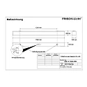 LED Damp-proof luminaire, 54W, 4000K, 6300lm, IP50, opal, white