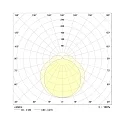 LED Damp-proof luminaire, 54W, 4000K, 6300lm, IP50, opal, white