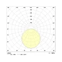 Armatuur voor vochtige ruimten AWL147850A.7284DA DALI aanstuurbaar, convex IP40, wit dimbaar