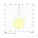 Frisch-Licht LED Wall and Ceiling luminaire, round, 13W, 4000K, 1500lm, IP54, DALI dimmable, white