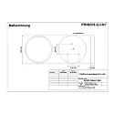 Frisch-Licht Pendelarmatuur DLRZD7590A.13083 groot, direct, schakelbaar IP40, wit 
