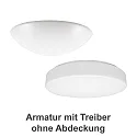 Wand- en plafondarmatuur ECO 7530 Ø 43,5cm IP40, wit dimbaar