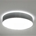 Dekorring for LED Wall / Ceiling luminaire, cylindrical, series 7530, direct/indirect beam, D46,2cm, stainless steel look