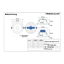 Frisch-Licht Downlight EDL2120FA.1084 klein, rond, met reflector IP20, wit 