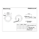 Downlight EDL2140A.1183DA rond, DALI aanstuurbaar, medium IP54, wit dimbaar