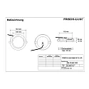 Downlight EDL2140A.1183 rond, medium, schakelbaar IP54, wit 
