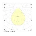 Frisch-Licht Downlight EDL2170FA.1084 groot, rond, met reflector IP20, wit 
