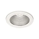 LED Recessed Downlight, 30W, 3000K, 3000lm, IP20, faceted reflector, white