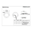 Frisch-Licht Downlight EDL2237MP.3282-6DA DALI aanstuurbaar, UGR < 19, microprismatisch IP44, wit dimbaar