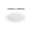 Downlight EDL2237MP.3282-6 UGR < 19, schakelbaar, microprismatisch IP44, wit 