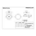 Frisch-Licht Downlight EDL5350AG.0684 rond, draaibaar GU10 IP20, aluminium geborsteld 