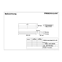Frisch-Licht LED Recessed grid luminaire, asymmetrical, 20W, 4000K, 2500lm, IP20, DALI dimmable, white