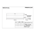 Frisch-Licht LED Recessed grid luminaire, asymmetrical, 30W, 4000K, 3800lm, IP20, DALI dimmable, white