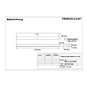 Frisch-Licht LED Recessed grid luminaire, asymmetrical, 30W, 4000K, 3800lm, IP20, white