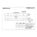 Frisch-Licht Verlichting voor beeldschermwerkplekken ERL131210MP.3983DA DALI aanstuurbaar, UGR < 19, microprismatisch IP40, wit dimbaar