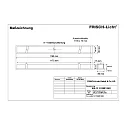 Frisch-Licht Verlichting voor beeldschermwerkplekken ERL131210MP.3983 UGR < 19, schakelbaar, microprismatisch IP40, wit 