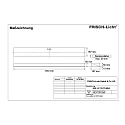 LED Recessed grid luminaire, asymmetrical, 50W, 4000K, 5000lm, IP20, white