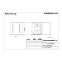 Frisch-Licht LED Insert grid luminaire module 625, 30W, 4000K, 3800lm, IP20, UGR < 16, white