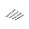 LED Insert / Recessed grid luminaire, 32/46/66W, 4000K, 6400lm, IP20, UGR < 19, white