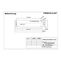Frisch-Licht Paneelarmatuur HFL233365HS.7084DA DALI aanstuurbaar IP65, wit dimbaar