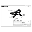 Frisch-Licht connection cable with plug (FL-STL2063MA.15484…) 400CM 3-pole, black