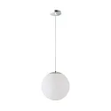 Pendelarmatuur Ø50 schakelbaar IP40, chroom, wit dimbaar