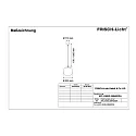 Pendelarmatuur KPL6300G.2884EDDA DALI aanstuurbaar IP40, rvs geborsteld dimbaar