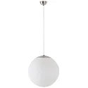 Pendelarmatuur Ø60 IP40, rvs geborsteld, wit dimbaar