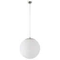 Pendelarmatuur Ø60 IP40, chroom, wit dimbaar