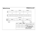 Frisch-Licht LED Light strip Surfaced /Pendant grid luminaire, 45W, 4000K, 5900lm, IP20, direct, UGR < 19, DALI dimmable, white