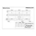 Frisch-Licht Stripe centrum element LBA144500H.4383MDA DALI aanstuurbaar, direct, UGR < 19 IP20, wit dimbaar