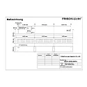Frisch-Licht LED Light strip Pendant grid luminaire direct / indirect, 49W, 3000K, 6400lm, IP20, UGR < 19, white